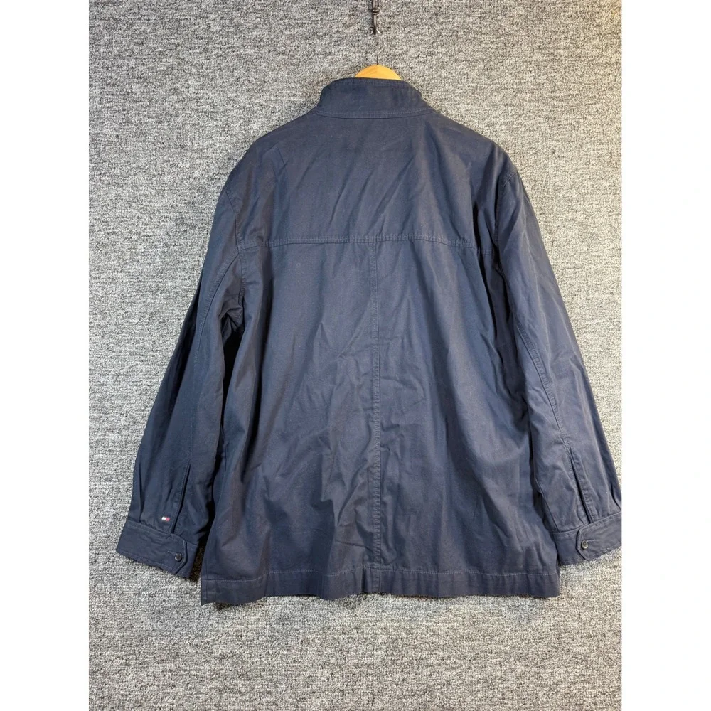 Tommy Hilfiger Mens Navy Blue Cotton Field Jacket XL XM04553 400 DWS NEW
